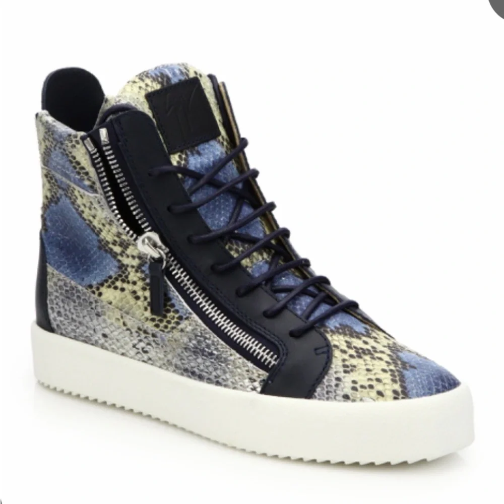 Giuseppe Zanotti Authentic high top sneakers *missing left insole* - Picture 1 of 7